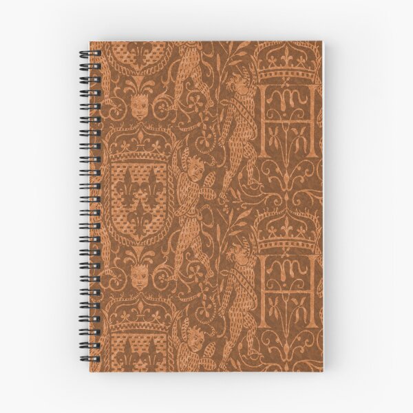 Item preview, Medieval Heraldic Lace Russet designed and sold by AntiqueImages.