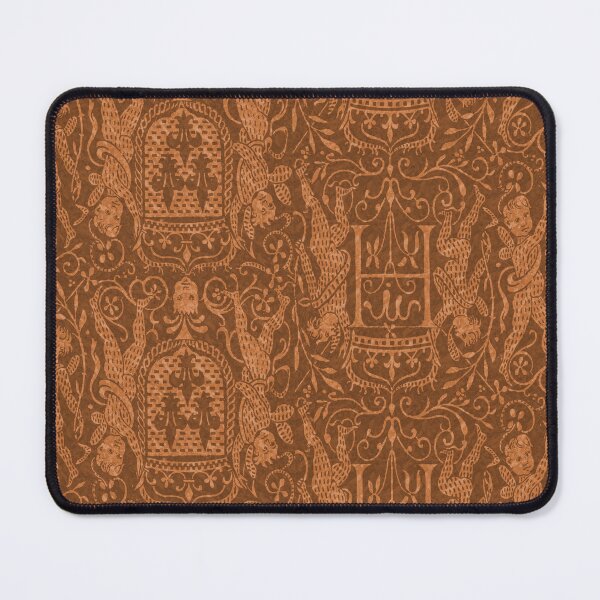 Item preview, Medieval Heraldic Lace Russet designed and sold by AntiqueImages.