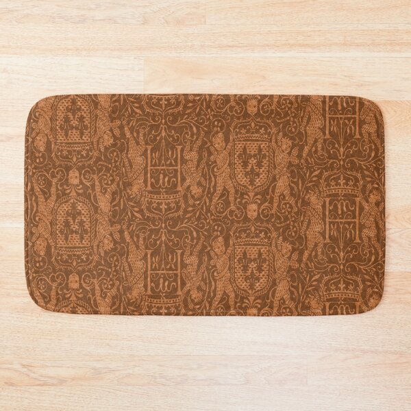 Item preview, Medieval Heraldic Lace Russet designed and sold by AntiqueImages.