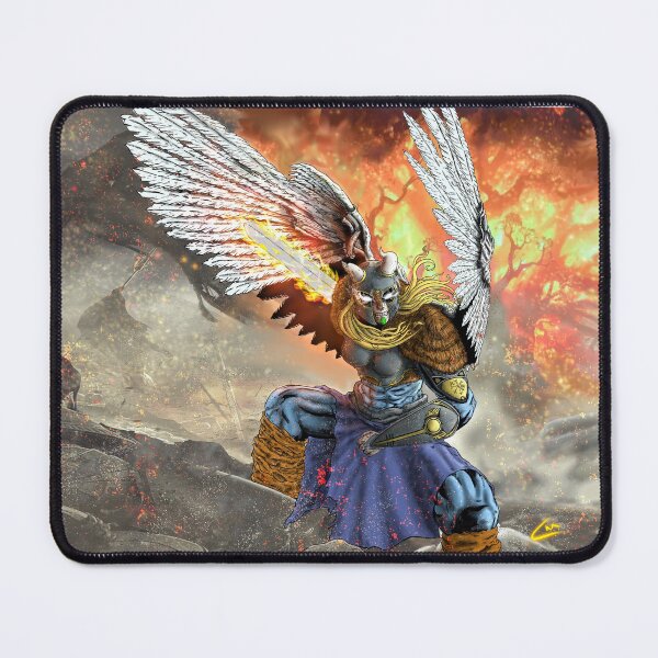 Item preview, Valkyrie of the Flaming Sword designed and sold by JebMiao_Art.