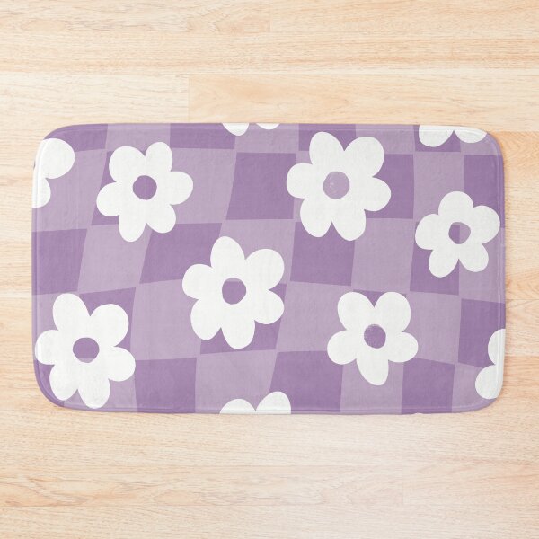 Item preview, Checker Daisy - Purple designed and sold by PepperLime.