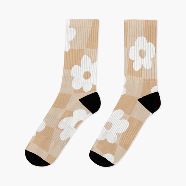 Artikelvorschau, Kariertes Gänseblümchen - Beige entworfen und verkauft von PepperLime.