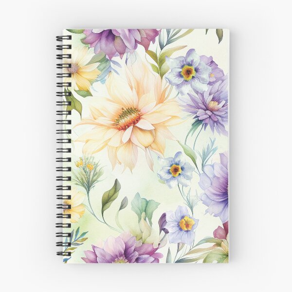 Item preview, Flourish Nature. Floral Watercolor Serene Artwork. Floral Surface Background. designed and sold by LotusBlanc.
