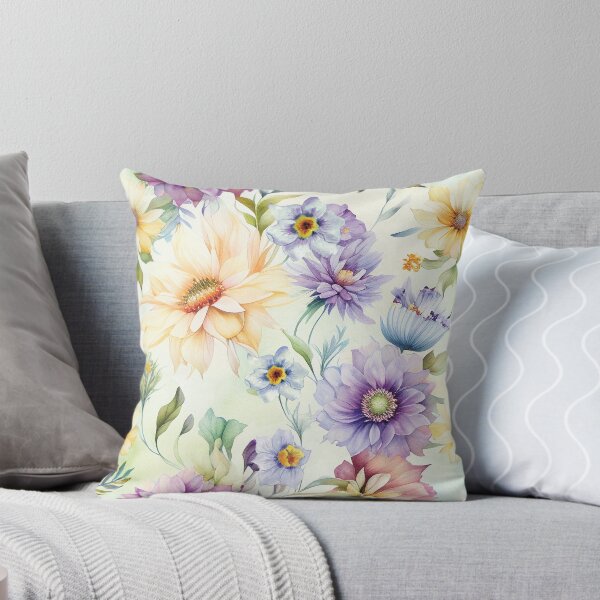 Item preview, Flourish Nature. Floral Watercolor Serene Artwork. Floral Surface Background. designed and sold by LotusBlanc.