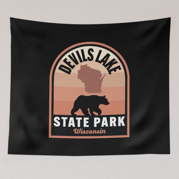 Item preview, Devils Lake State Park WI Bear designed and sold by HalpinDesign.