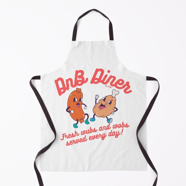 Item preview, DnB Diner Fresh Wubs and Wobs T-Shirt - drum and bass t shirt designed and sold by NostalgiaRave.