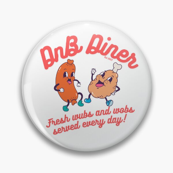 Item preview, DnB Diner Fresh Wubs and Wobs T-Shirt - drum and bass t shirt designed and sold by NostalgiaRave.