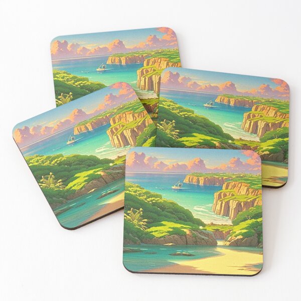 Item preview, Desert Island Aesthetic anime scenery designed and sold by hedoniism-shop.