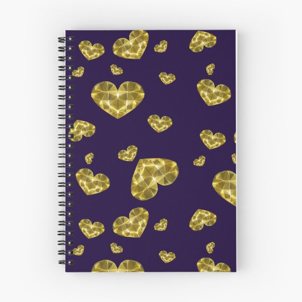 Item preview, Gold Diamond Heart on Deep Purple designed and sold by Rovual.