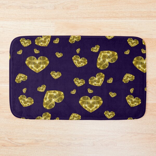 Item preview, Gold Diamond Heart on Deep Purple designed and sold by Rovual.