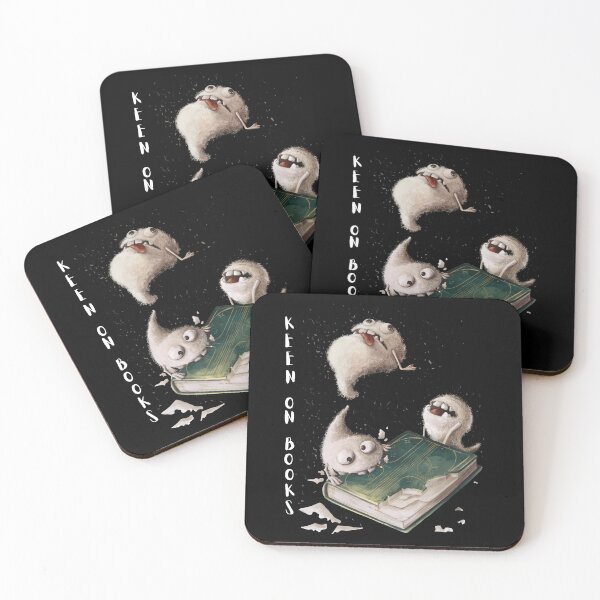 Item preview, Keen on books monsters eating book designed and sold by CrazyHowCool.