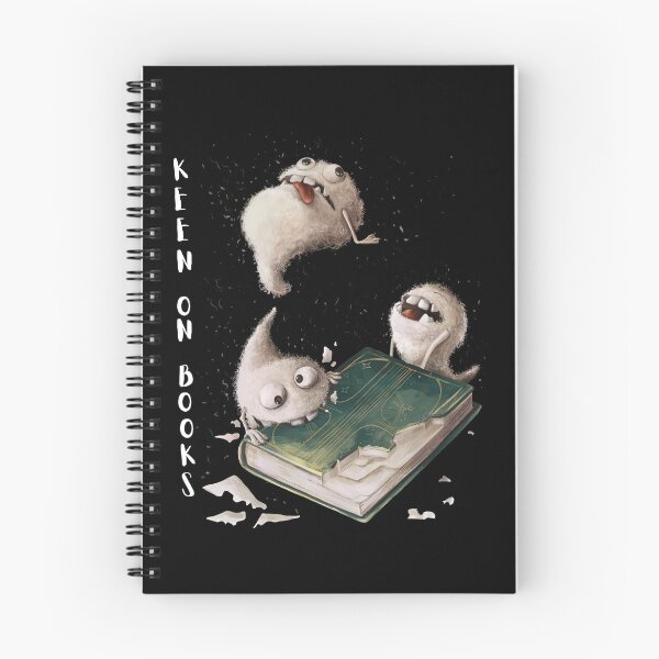 Item preview, Keen on books monsters eating book designed and sold by CrazyHowCool.