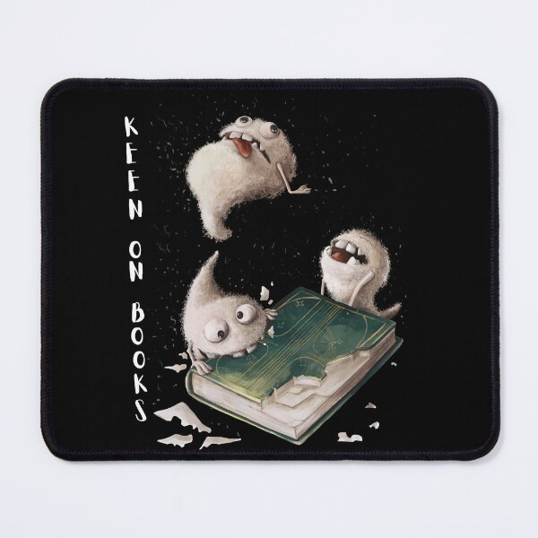 Item preview, Keen on books monsters eating book designed and sold by CrazyHowCool.