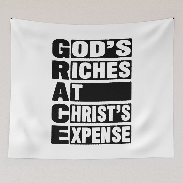 Item preview, GRACE - God's Riches At Christ's Expense designed and sold by plushism.