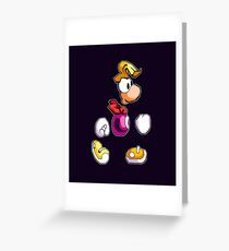 Back to 1995's Rayman! Greeting Card