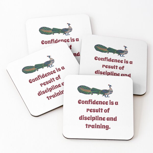 Item preview, Confidence Is A Result of Discipline - Confidence Quote designed and sold by CrankyOldDude.