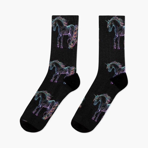 Item preview, The Majestic Unicorn on Black Background designed and sold by digitaldreamHD.