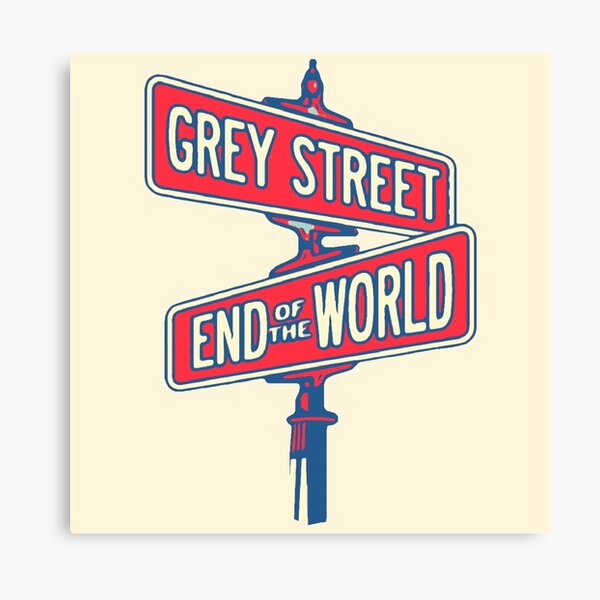 Item preview, DMB Grey St. and End of the World Street Sign designed and sold by dmbdana.