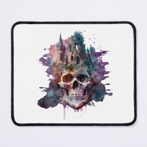 Item preview, Skull Castle designed and sold by Psy-Dye-AI.