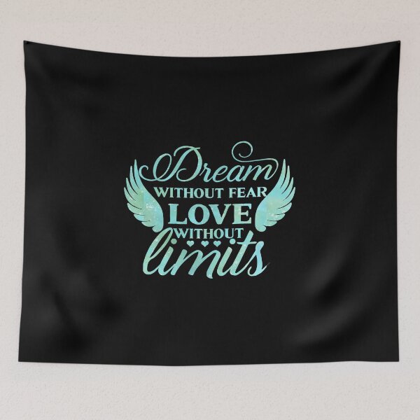 Item preview, Dream without fear and love without limits with wings  designed and sold by Souushop.