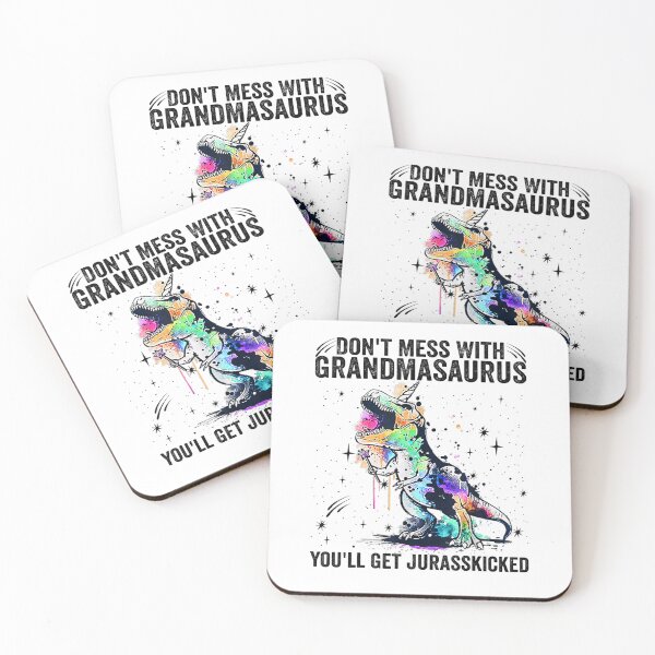 Item preview, Don't Mess With Grandmasaurus You'll Get Jurasskicked Funny designed and sold by Glitche-Shop.