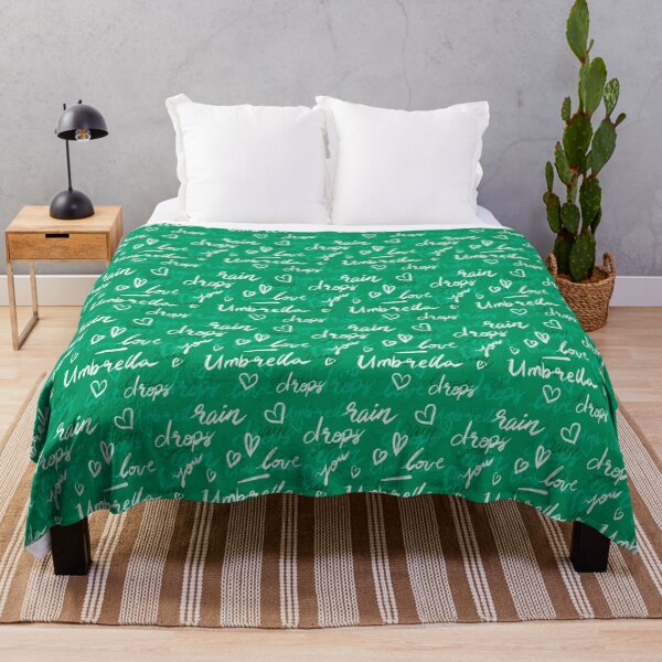 Item preview, Rainy Green Words designed and sold by GinColorist.