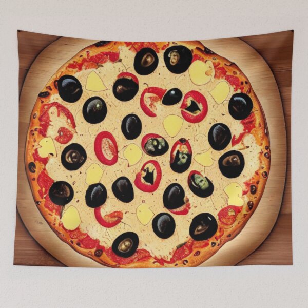 Item preview, Saucy Sensation - Hot pizza - Cheesy Delight designed and sold by WBP Mart.