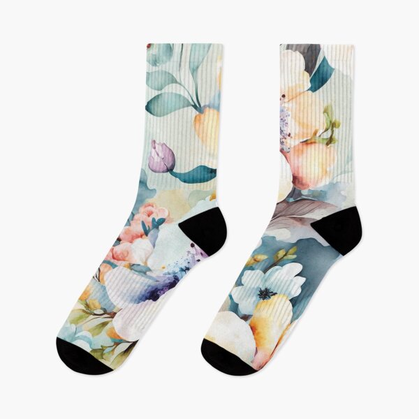 Item preview, Colorful Nature. Floral Watercolor Serene Artwork. Floral Surface Background. designed and sold by LotusBlanc.