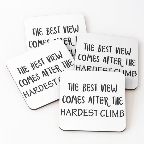 Aperçu de l'œuvre The best view comes after the hardest climb [Click to see items with this design] créée et vendue par ThisFire.