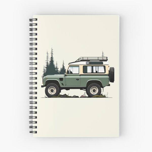 Item preview, 4x4 Green Vintage D90 In Forest Graphic Interpretation designed and sold by blackdogshop.