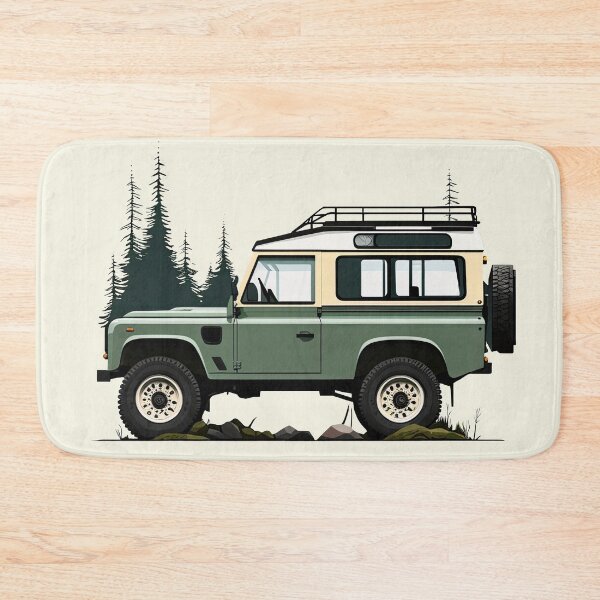 Item preview, 4x4 Green Vintage D90 In Forest Graphic Interpretation designed and sold by blackdogshop.