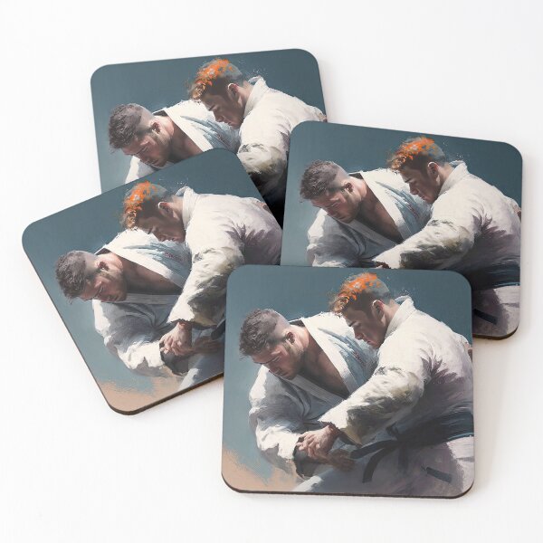 Item preview, Brazilian Jiu-Jitsu (BJJ) Watercolor Art designed and sold by ThatsTheStyle.