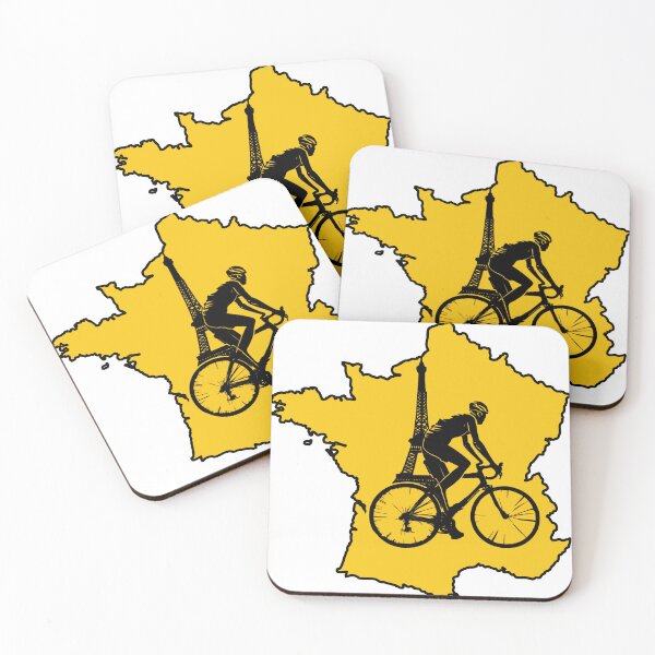 Item preview, Cyclist France Silhouette  designed and sold by SetLifeStickers.