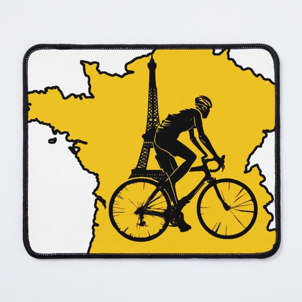 Item preview, Cyclist France Silhouette  designed and sold by SetLifeStickers.