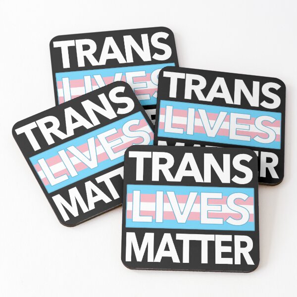 Item preview, Trans Lives Matter 2.0 (trans flag edition) designed and sold by Thelittlelord.
