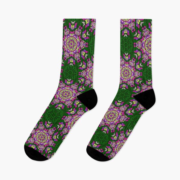 Item preview, Colorful Ethnic Indian Floral pattern - IC006 designed and sold by Art-by-Geoff.