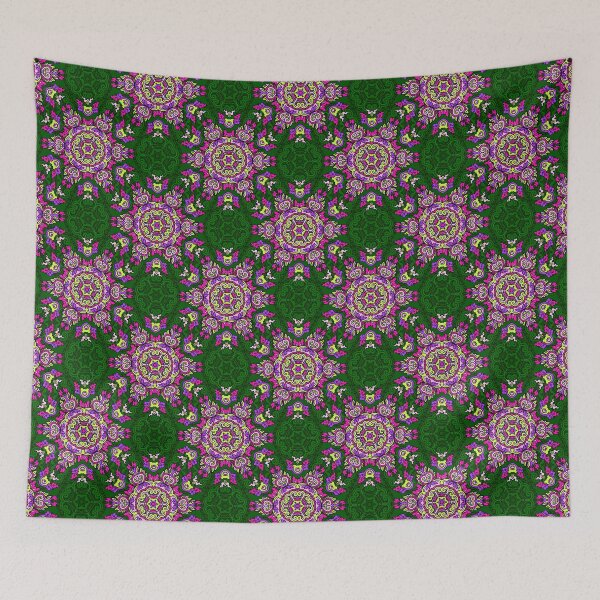 Item preview, Colorful Ethnic Indian Floral pattern - IC006 designed and sold by Art-by-Geoff.