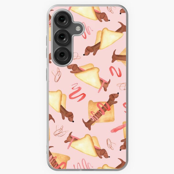 Sausage Dogs in Bread | Pink Samsung Galaxy Soft Case