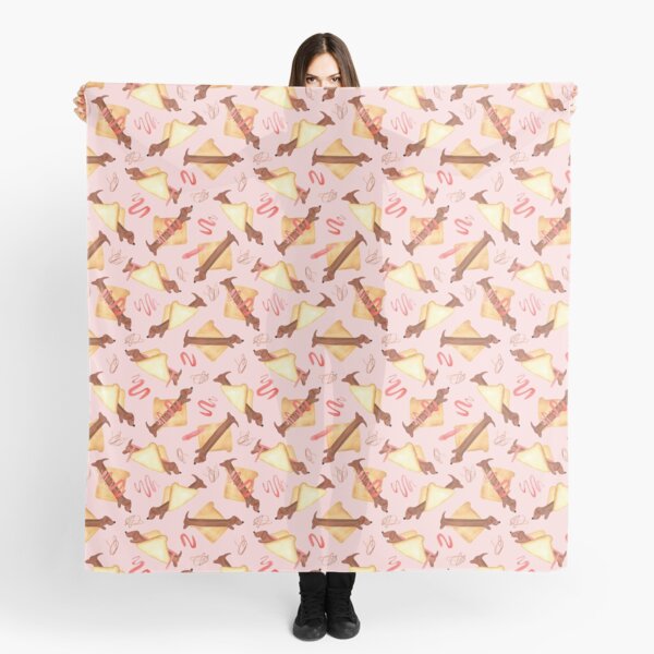 Sausage Dogs in Bread - NEW - Pink Scarf