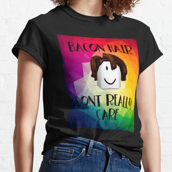  Colorful bacon hair design for boy or girl gamers Long Sleeve T- Shirt : Clothing, Shoes & Jewelry