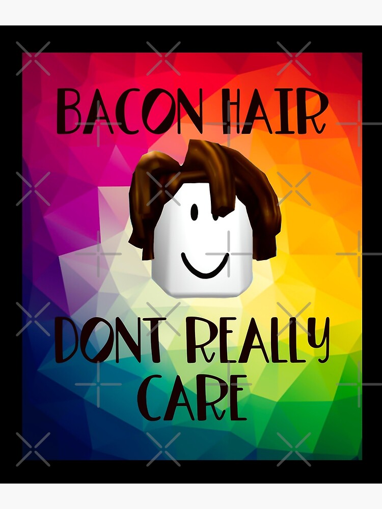 Roblox Bacon Hair | Art Print