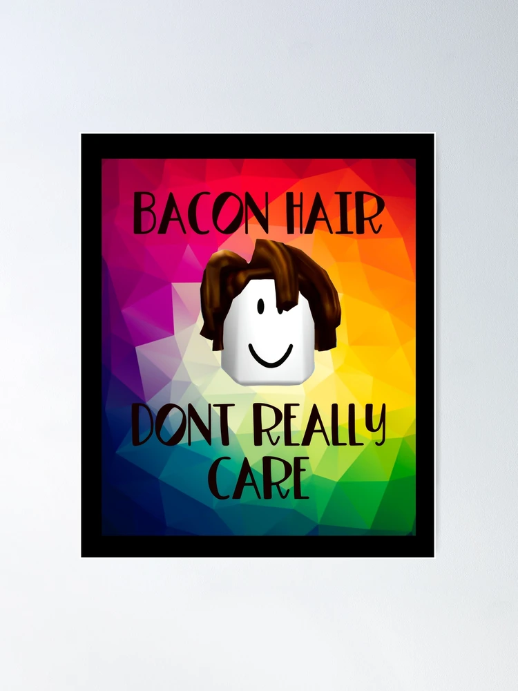 Colorful Bacon Hair Oof Head Design For Boy Video Gamers Kids T-Shirt