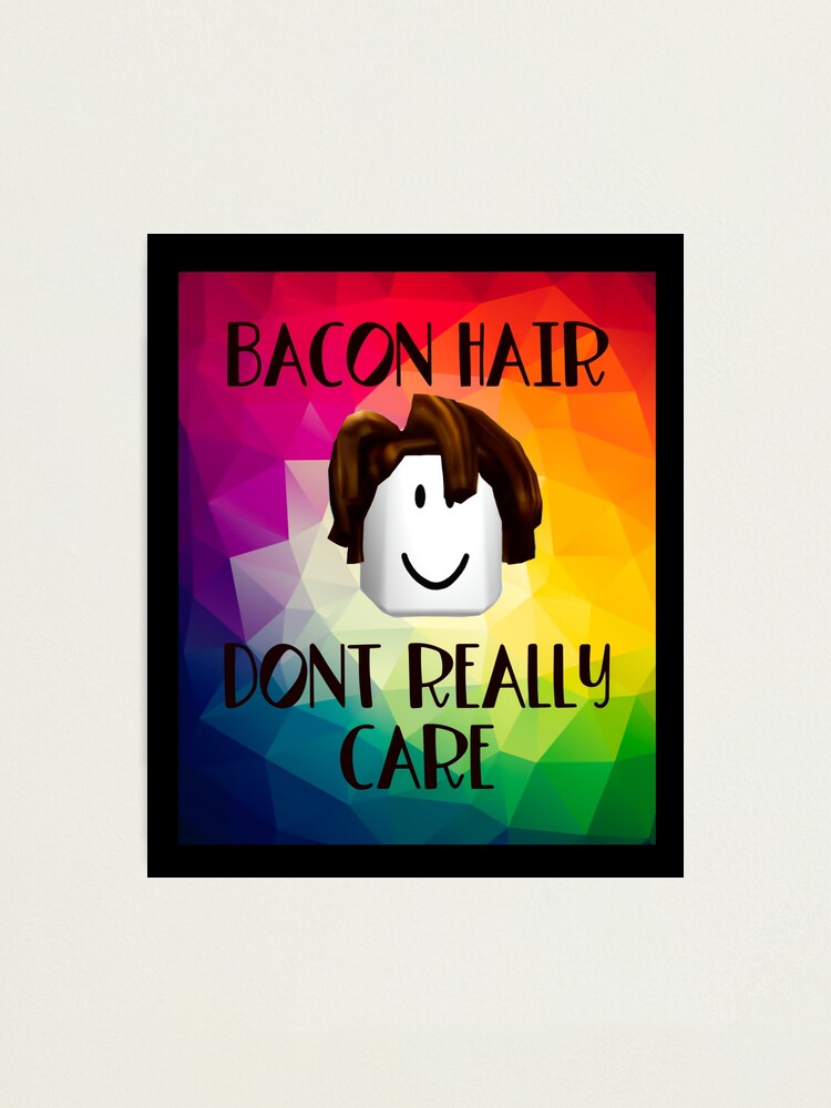 Roblox Bacon Hair | Art Print