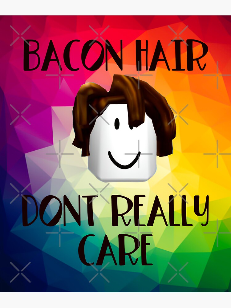 Roblox Bacon Hair | Greeting Card