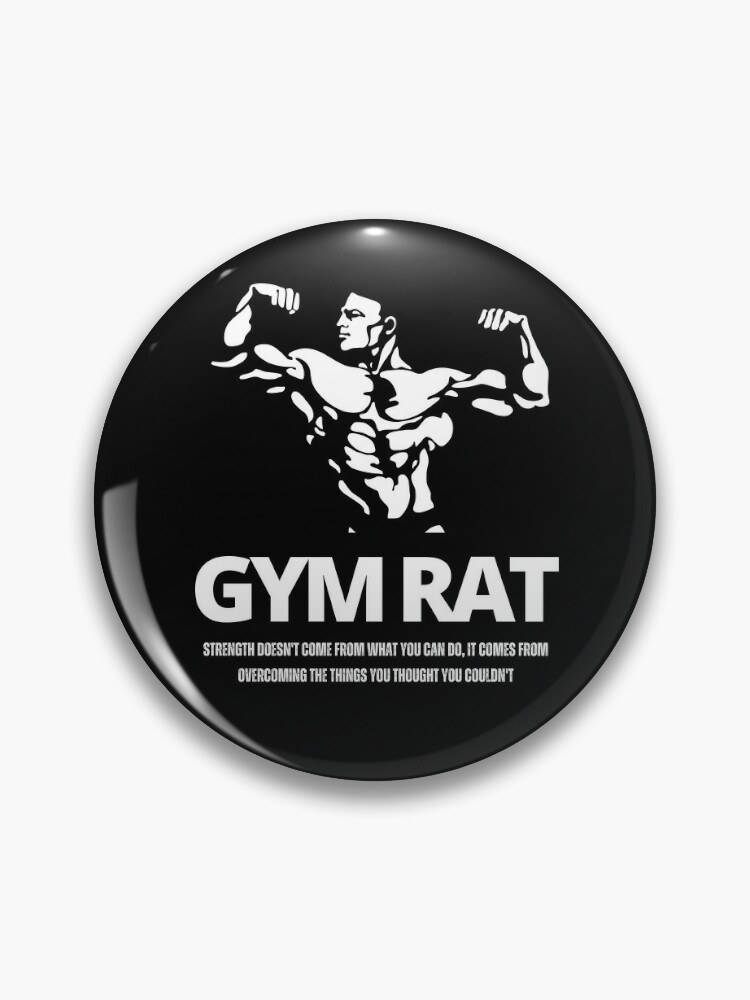 Gym Rat Pin Gym Pin Gym Rat 