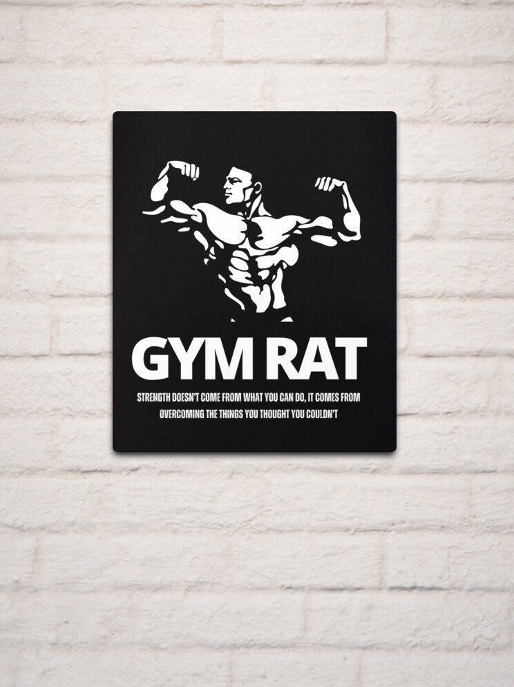 Gym Rat' Poster, picture, metal print, paint by Mesh