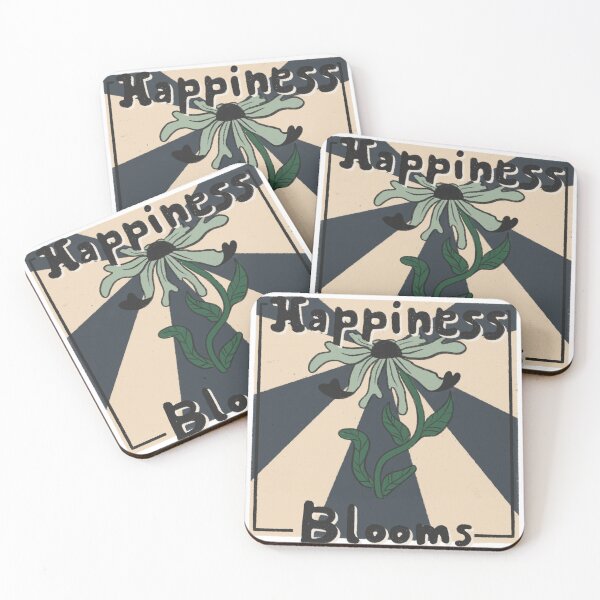 Item preview, Blue floral blooms happiness design designed and sold by moonbean-art.