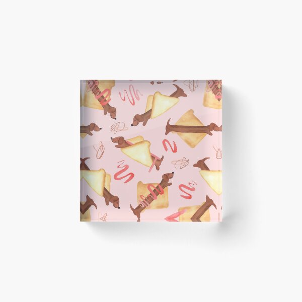 Item preview, Sausage Dogs in Bread | Pink designed and sold by makemerriness.