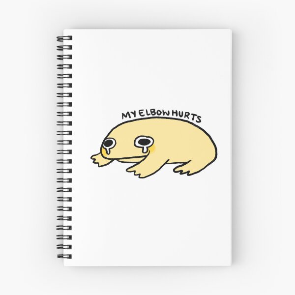 Item preview, My Elbow Hurts | Cute Yellow Frog, Butter Yellow Frog, Adorable Frog designed and sold by iristocat.