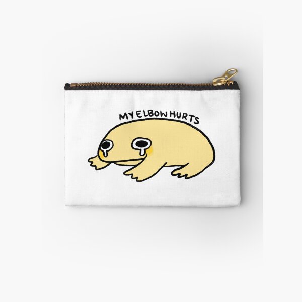 Item preview, My Elbow Hurts | Cute Yellow Frog, Butter Yellow Frog, Adorable Frog designed and sold by iristocat.